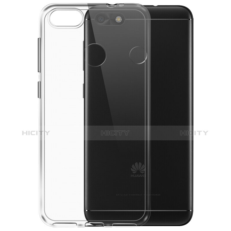 Silikon Schutzhülle Ultra Dünn Tasche Durchsichtig Transparent T08 für Huawei Y6 Pro (2017) Klar