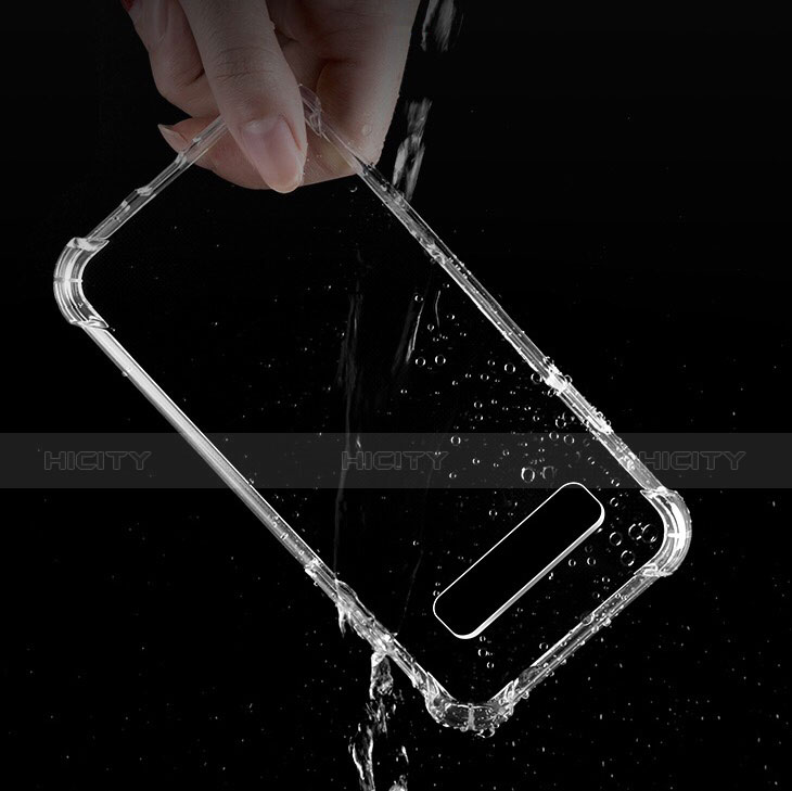 Silikon Schutzhülle Ultra Dünn Tasche Durchsichtig Transparent T08 für Samsung Galaxy S10 Plus Klar