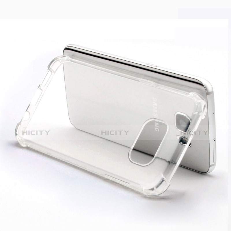 Silikon Schutzhülle Ultra Dünn Tasche Durchsichtig Transparent T08 für Samsung Galaxy S7 Edge G935F Klar