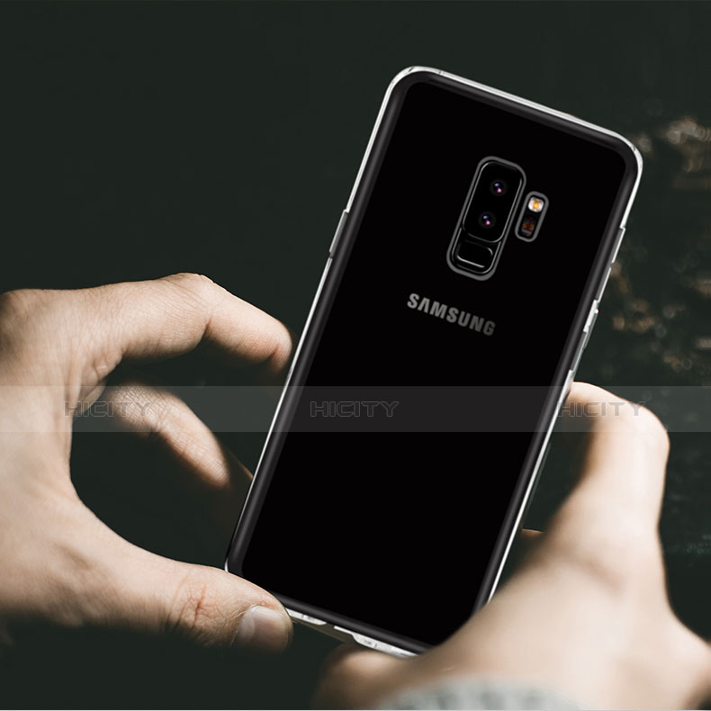 Silikon Schutzhülle Ultra Dünn Tasche Durchsichtig Transparent T08 für Samsung Galaxy S9 Plus Klar