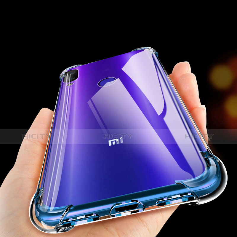 Silikon Schutzhülle Ultra Dünn Tasche Durchsichtig Transparent T08 für Xiaomi Mi Play 4G Klar groß