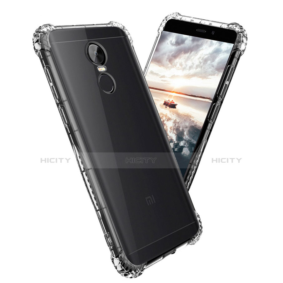 Silikon Schutzhülle Ultra Dünn Tasche Durchsichtig Transparent T08 für Xiaomi Redmi Note 4 Standard Edition Klar