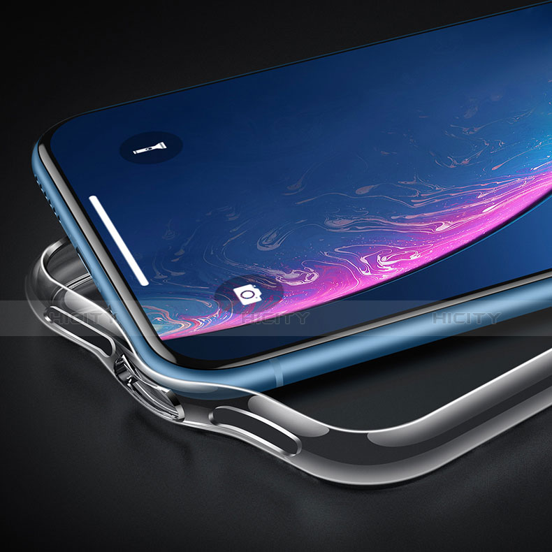 Silikon Schutzhülle Ultra Dünn Tasche Durchsichtig Transparent T09 für Apple iPhone XR Klar groß