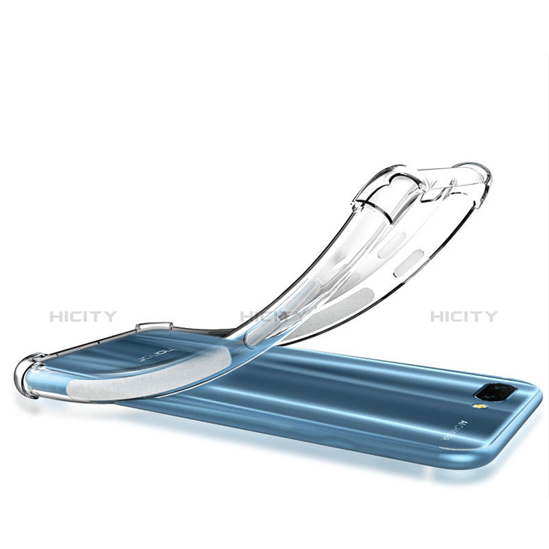 Silikon Schutzhülle Ultra Dünn Tasche Durchsichtig Transparent T09 für Huawei Honor 10 Klar