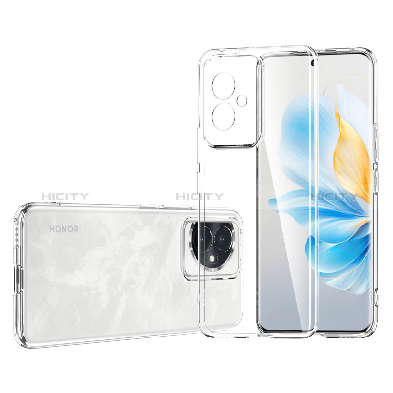 Silikon Schutzhülle Ultra Dünn Tasche Durchsichtig Transparent T09 für Huawei Honor 100 5G Klar