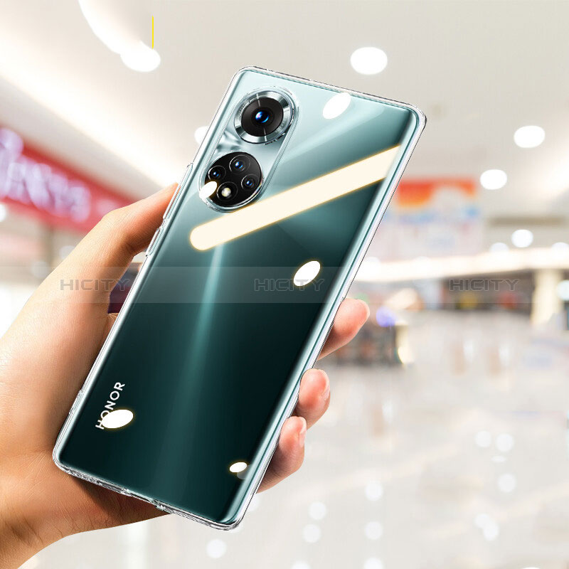 Silikon Schutzhülle Ultra Dünn Tasche Durchsichtig Transparent T09 für Huawei Honor 50 Pro 5G Klar