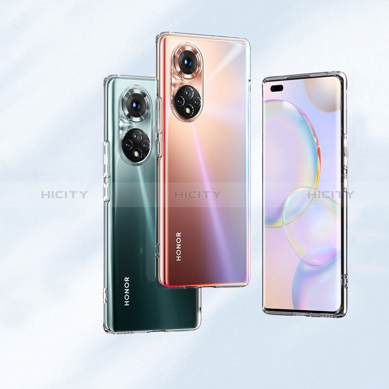 Silikon Schutzhülle Ultra Dünn Tasche Durchsichtig Transparent T09 für Huawei Honor 50 Pro 5G Klar