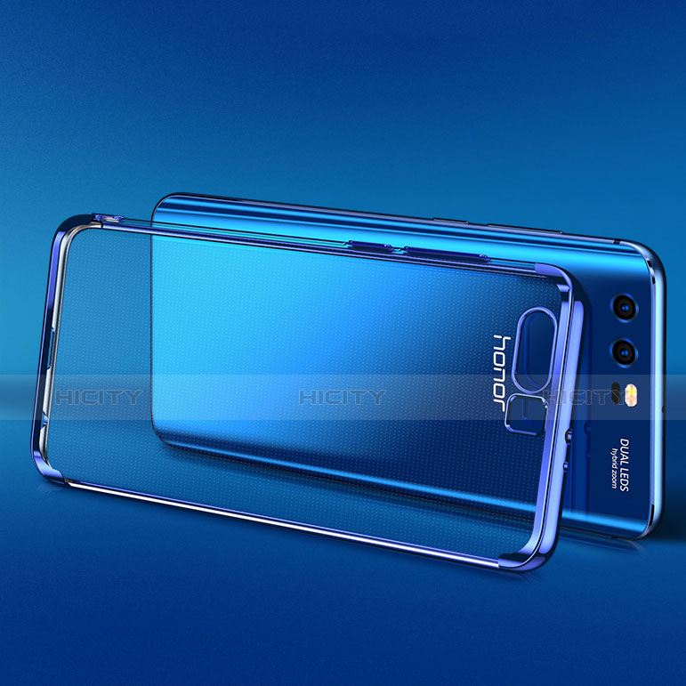 Silikon Schutzhülle Ultra Dünn Tasche Durchsichtig Transparent T09 für Huawei Honor 9 Blau