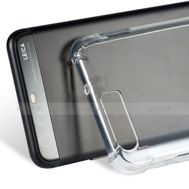 Silikon Schutzhülle Ultra Dünn Tasche Durchsichtig Transparent T09 für Huawei P10 Klar