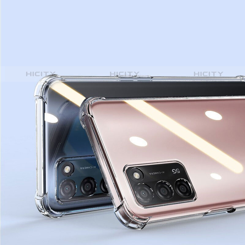 Silikon Schutzhülle Ultra Dünn Tasche Durchsichtig Transparent T09 für Oppo A53s 5G Klar groß