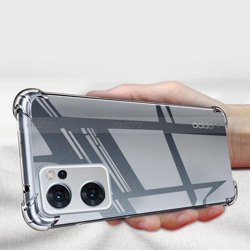 Silikon Schutzhülle Ultra Dünn Tasche Durchsichtig Transparent T09 für Oppo Find X5 Lite 5G Klar