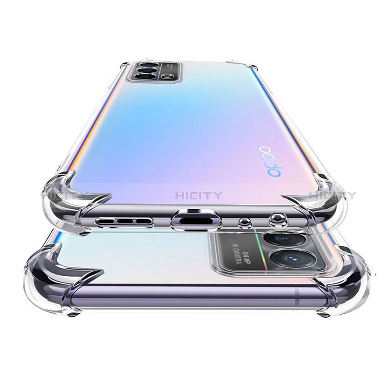 Silikon Schutzhülle Ultra Dünn Tasche Durchsichtig Transparent T09 für Oppo K9 5G Klar