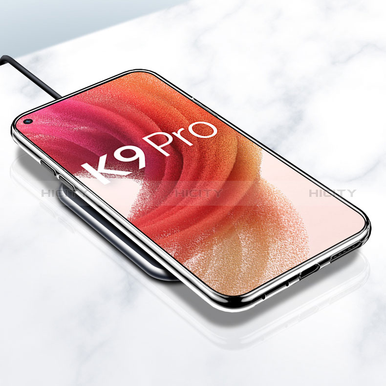 Silikon Schutzhülle Ultra Dünn Tasche Durchsichtig Transparent T09 für Oppo K9 Pro 5G Klar