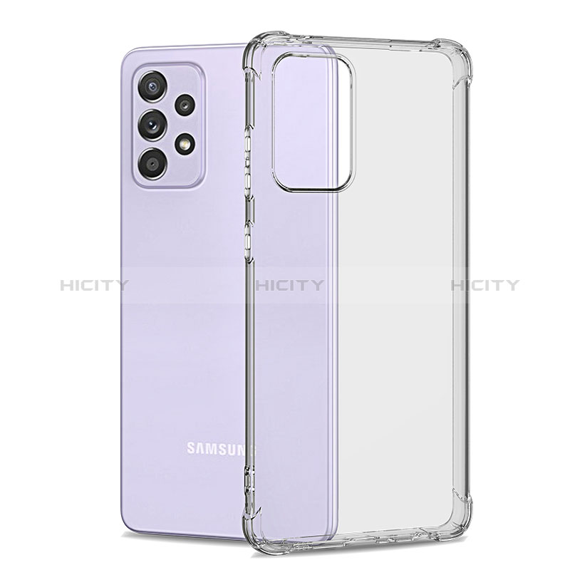 Silikon Schutzhülle Ultra Dünn Tasche Durchsichtig Transparent T09 für Samsung Galaxy A52s 5G Klar groß