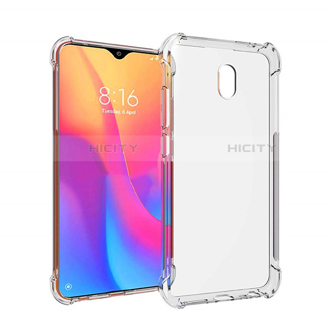 Silikon Schutzhülle Ultra Dünn Tasche Durchsichtig Transparent T09 für Xiaomi Redmi 8A Klar Plus