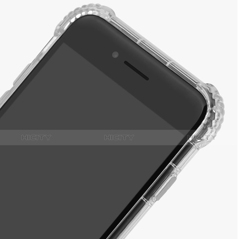 Silikon Schutzhülle Ultra Dünn Tasche Durchsichtig Transparent T10 für Apple iPhone 7 Klar