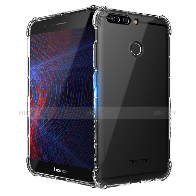 Silikon Schutzhülle Ultra Dünn Tasche Durchsichtig Transparent T10 für Huawei Honor 8 Pro Klar