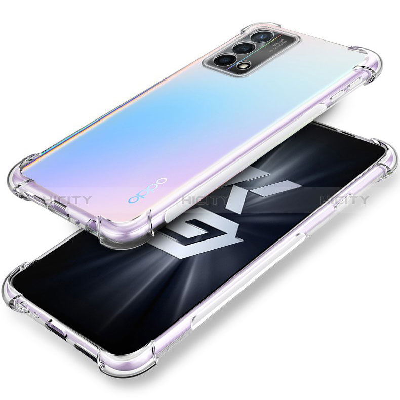 Silikon Schutzhülle Ultra Dünn Tasche Durchsichtig Transparent T10 für Oppo K9 5G Klar