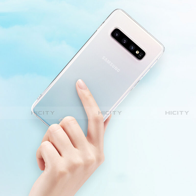 Silikon Schutzhülle Ultra Dünn Tasche Durchsichtig Transparent T10 für Samsung Galaxy S10 5G Klar Plus