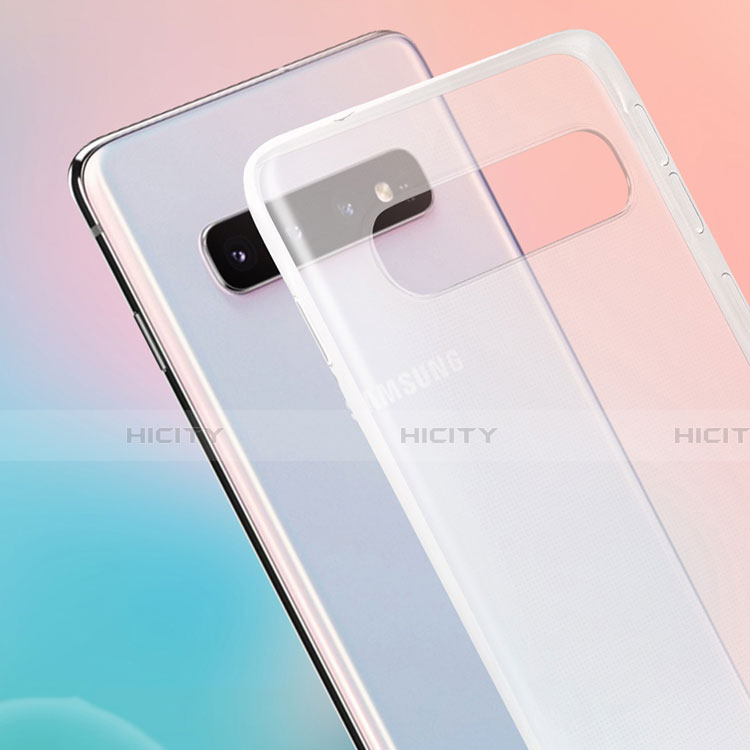 Silikon Schutzhülle Ultra Dünn Tasche Durchsichtig Transparent T10 für Samsung Galaxy S10 5G Klar groß