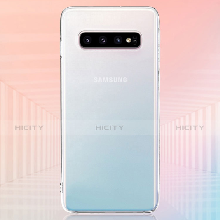 Silikon Schutzhülle Ultra Dünn Tasche Durchsichtig Transparent T10 für Samsung Galaxy S10 Klar