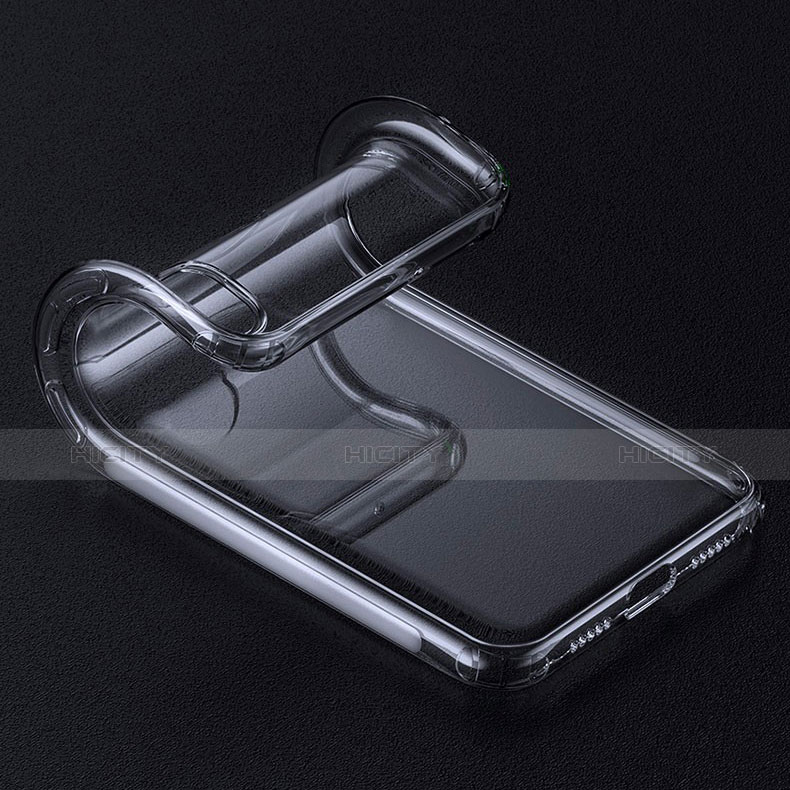 Silikon Schutzhülle Ultra Dünn Tasche Durchsichtig Transparent T10 für Xiaomi Mi Mix 3 Schwarz