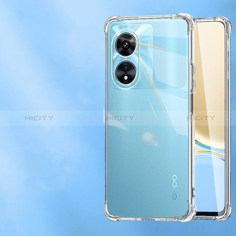 Silikon Schutzhülle Ultra Dünn Tasche Durchsichtig Transparent T11 für Oppo A1 Pro 5G Klar groß