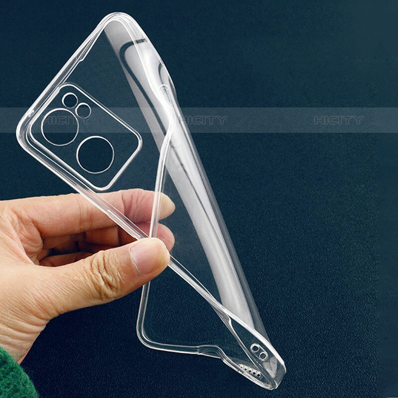 Silikon Schutzhülle Ultra Dünn Tasche Durchsichtig Transparent T11 für Oppo Reno7 5G Klar