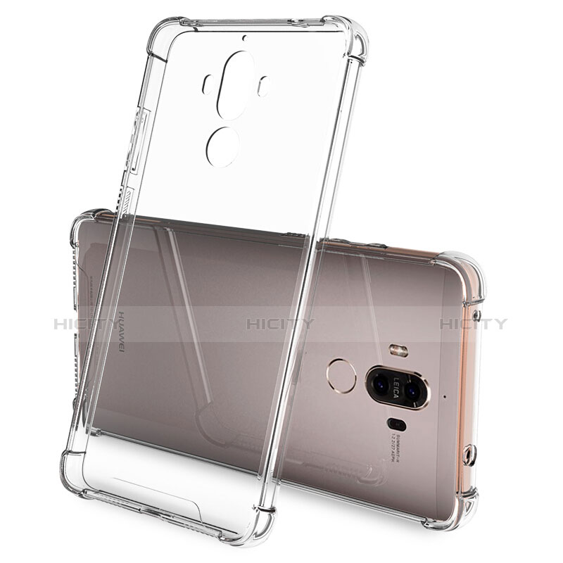 Silikon Schutzhülle Ultra Dünn Tasche Durchsichtig Transparent T12 für Huawei Mate 9 Klar