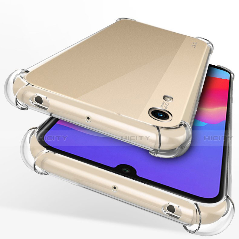 Silikon Schutzhülle Ultra Dünn Tasche Durchsichtig Transparent T12 für Huawei Y6 (2019) Klar Plus