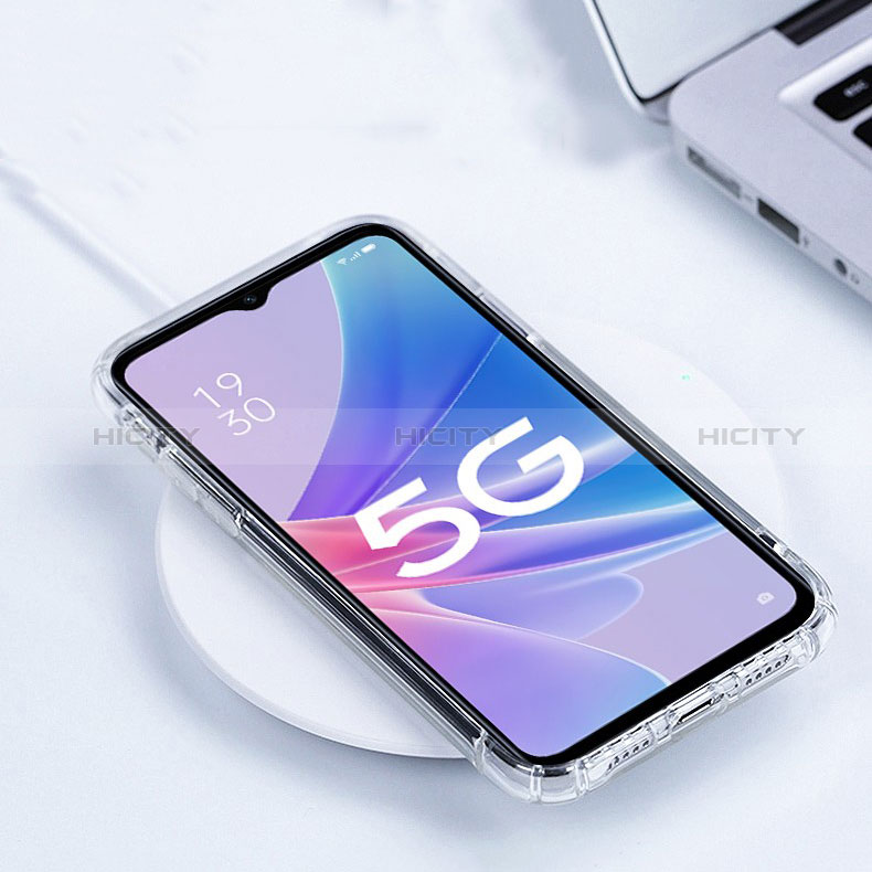 Silikon Schutzhülle Ultra Dünn Tasche Durchsichtig Transparent T12 für Oppo A1 Pro 5G Klar