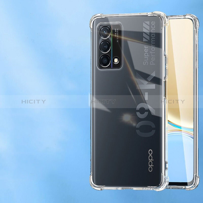 Silikon Schutzhülle Ultra Dünn Tasche Durchsichtig Transparent T12 für Oppo K9 5G Klar