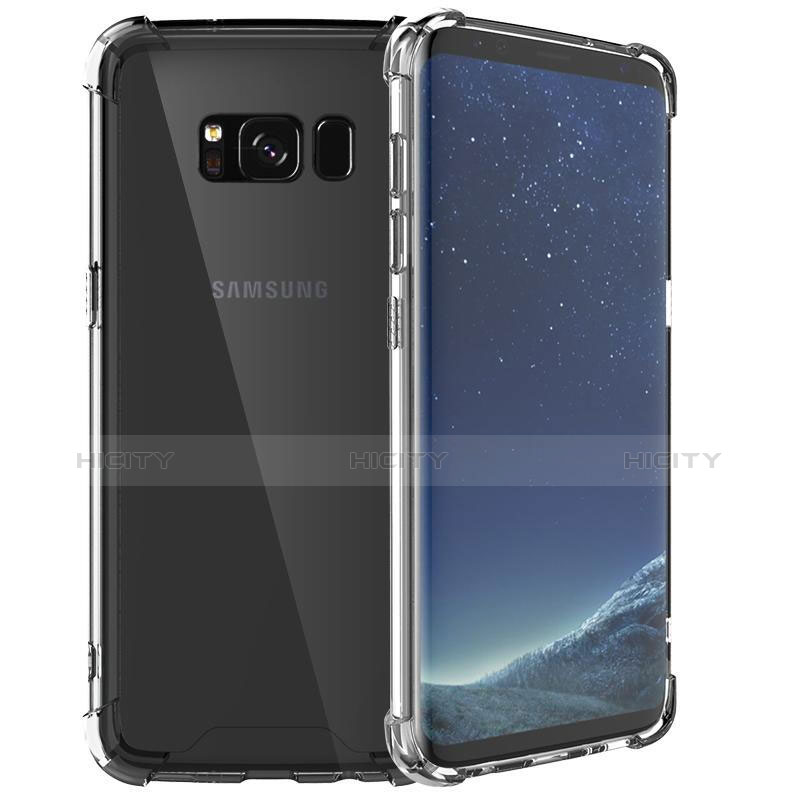 Silikon Schutzhülle Ultra Dünn Tasche Durchsichtig Transparent T12 für Samsung Galaxy S8 Klar