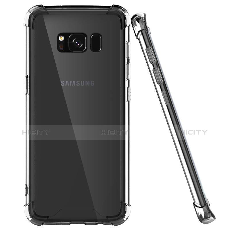 Silikon Schutzhülle Ultra Dünn Tasche Durchsichtig Transparent T12 für Samsung Galaxy S8 Klar