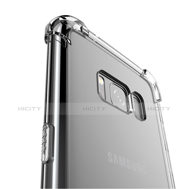 Silikon Schutzhülle Ultra Dünn Tasche Durchsichtig Transparent T12 für Samsung Galaxy S8 Klar