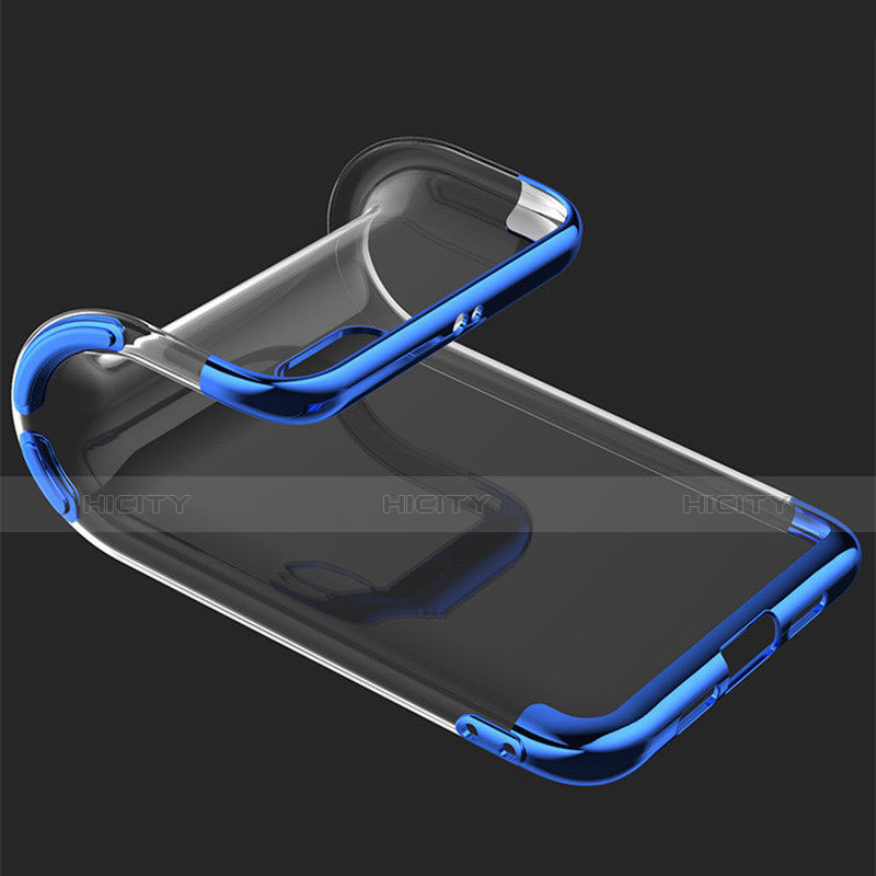 Silikon Schutzhülle Ultra Dünn Tasche Durchsichtig Transparent T12 für Xiaomi Mi 6 Blau