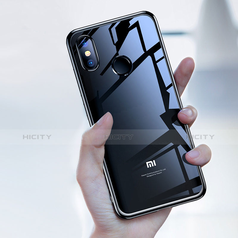 Silikon Schutzhülle Ultra Dünn Tasche Durchsichtig Transparent T12 für Xiaomi Mi 8 Klar