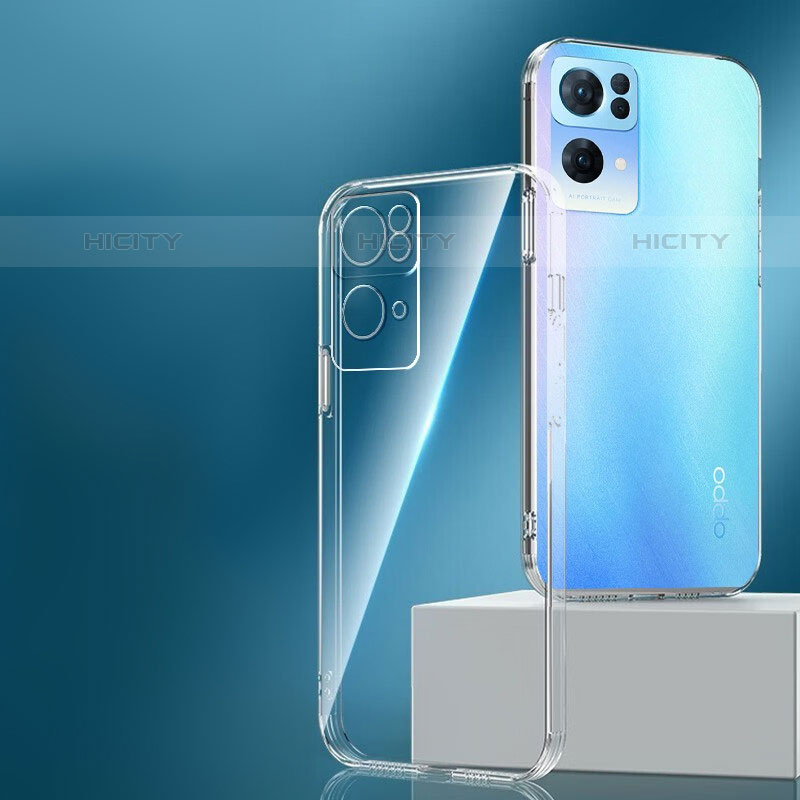 Silikon Schutzhülle Ultra Dünn Tasche Durchsichtig Transparent T13 für Oppo Reno7 Pro 5G Klar