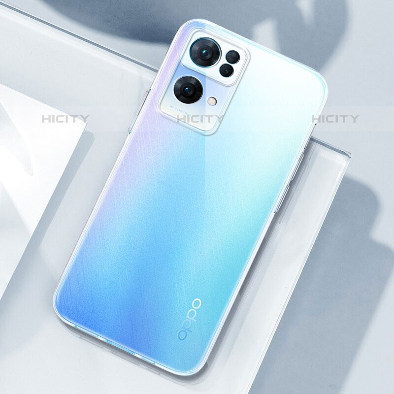 Silikon Schutzhülle Ultra Dünn Tasche Durchsichtig Transparent T13 für Oppo Reno7 Pro 5G Klar