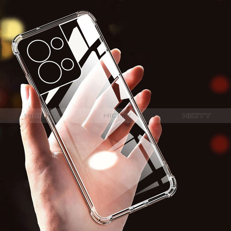 Silikon Schutzhülle Ultra Dünn Tasche Durchsichtig Transparent T13 für Oppo Reno9 Pro+ Plus 5G Klar