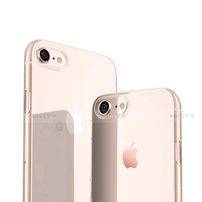 Silikon Schutzhülle Ultra Dünn Tasche Durchsichtig Transparent T14 für Apple iPhone SE (2020) Klar