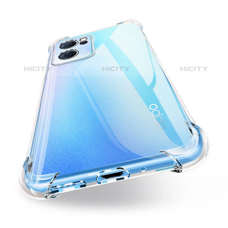 Silikon Schutzhülle Ultra Dünn Tasche Durchsichtig Transparent T14 für Oppo Reno7 SE 5G Klar