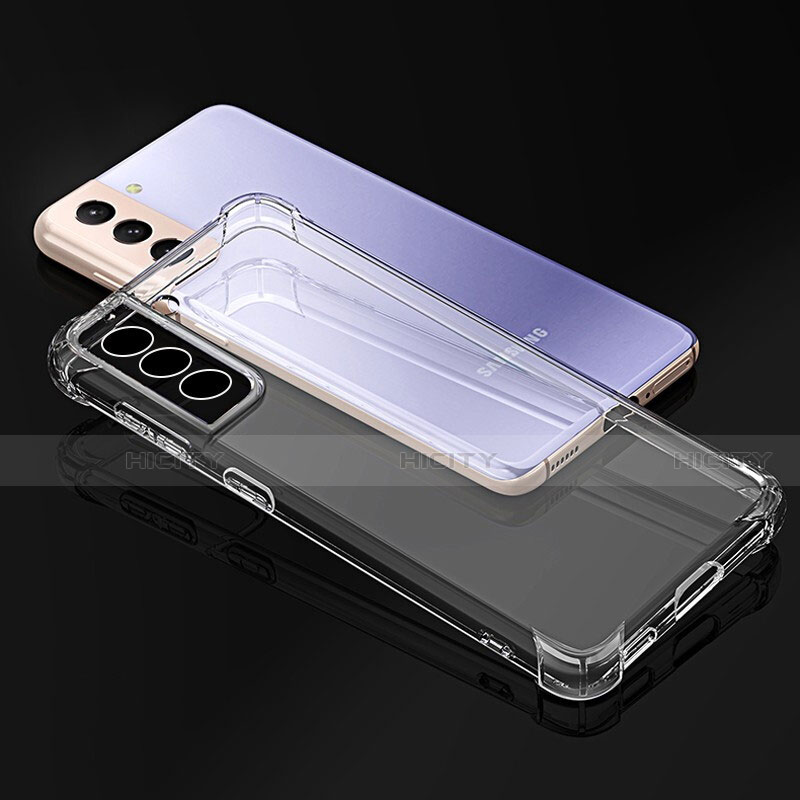 Silikon Schutzhülle Ultra Dünn Tasche Durchsichtig Transparent T14 für Samsung Galaxy S21 5G Klar