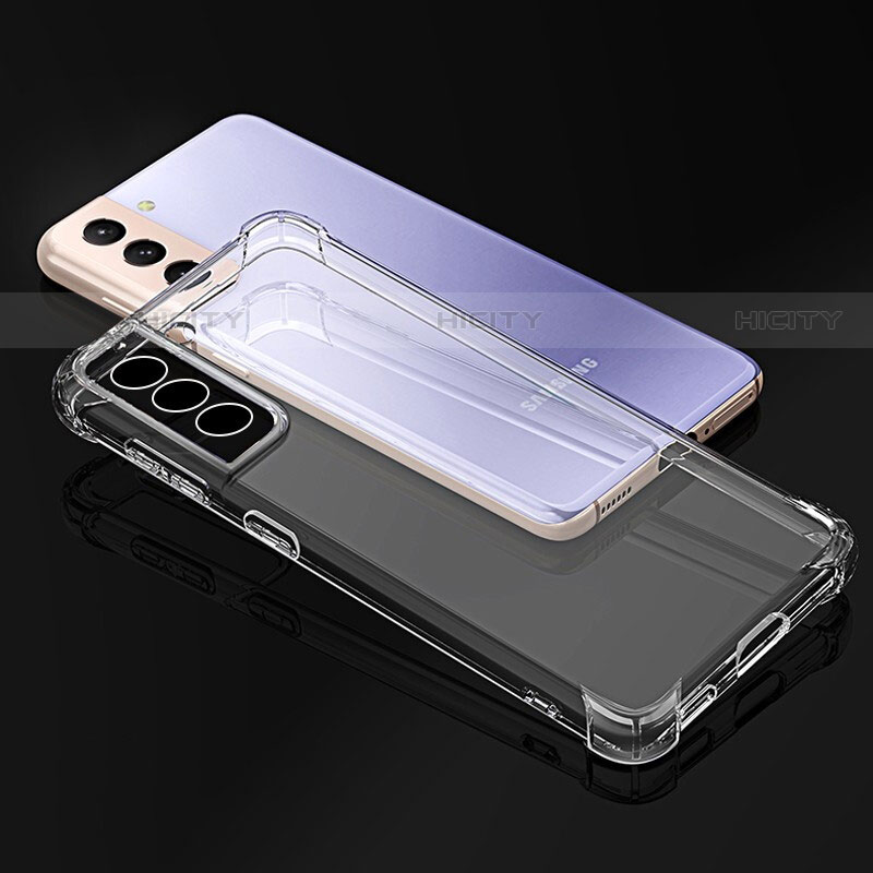 Silikon Schutzhülle Ultra Dünn Tasche Durchsichtig Transparent T14 für Samsung Galaxy S21 Plus 5G Klar