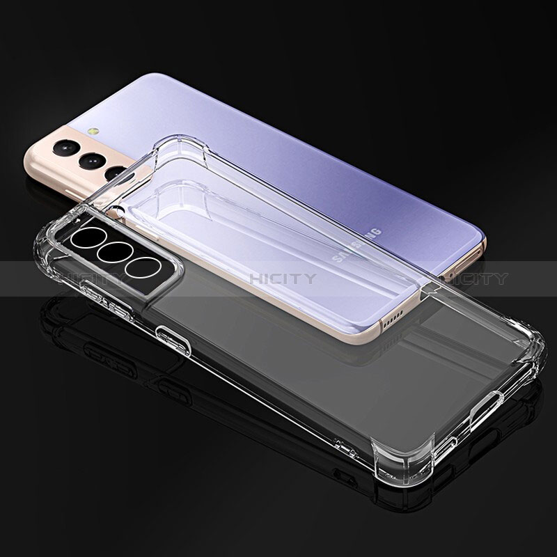 Silikon Schutzhülle Ultra Dünn Tasche Durchsichtig Transparent T14 für Samsung Galaxy S24 5G Klar groß