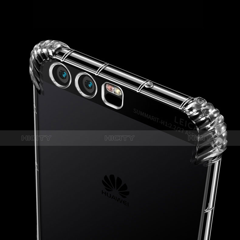 Silikon Schutzhülle Ultra Dünn Tasche Durchsichtig Transparent T15 für Huawei P10 Klar