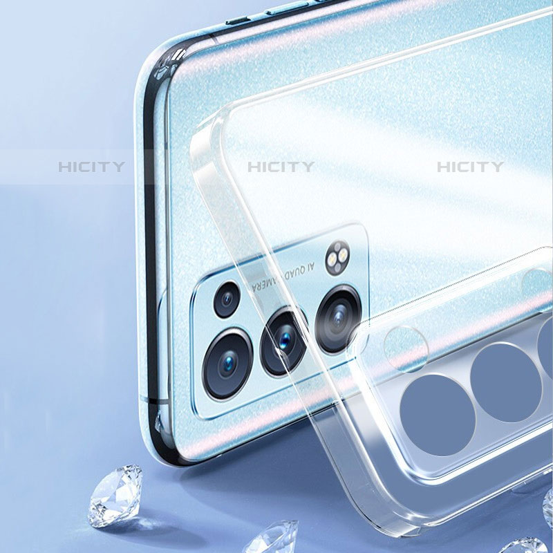 Silikon Schutzhülle Ultra Dünn Tasche Durchsichtig Transparent T15 für Oppo Reno6 Pro 5G Klar