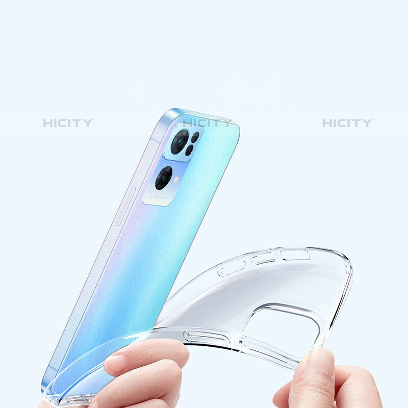 Silikon Schutzhülle Ultra Dünn Tasche Durchsichtig Transparent T15 für Oppo Reno7 Pro 5G Klar