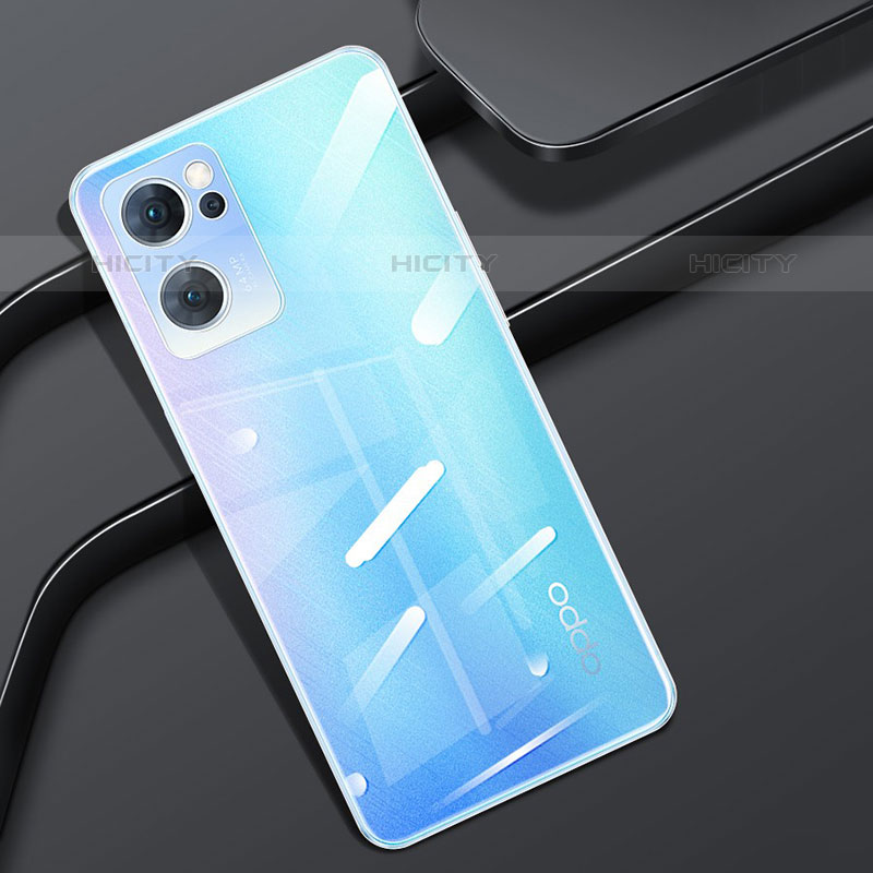 Silikon Schutzhülle Ultra Dünn Tasche Durchsichtig Transparent T15 für Oppo Reno7 Pro 5G Klar