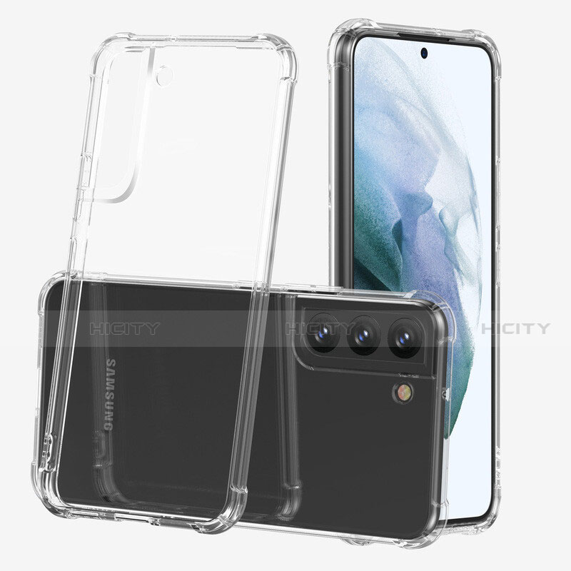 Silikon Schutzhülle Ultra Dünn Tasche Durchsichtig Transparent T15 für Samsung Galaxy S21 5G Klar